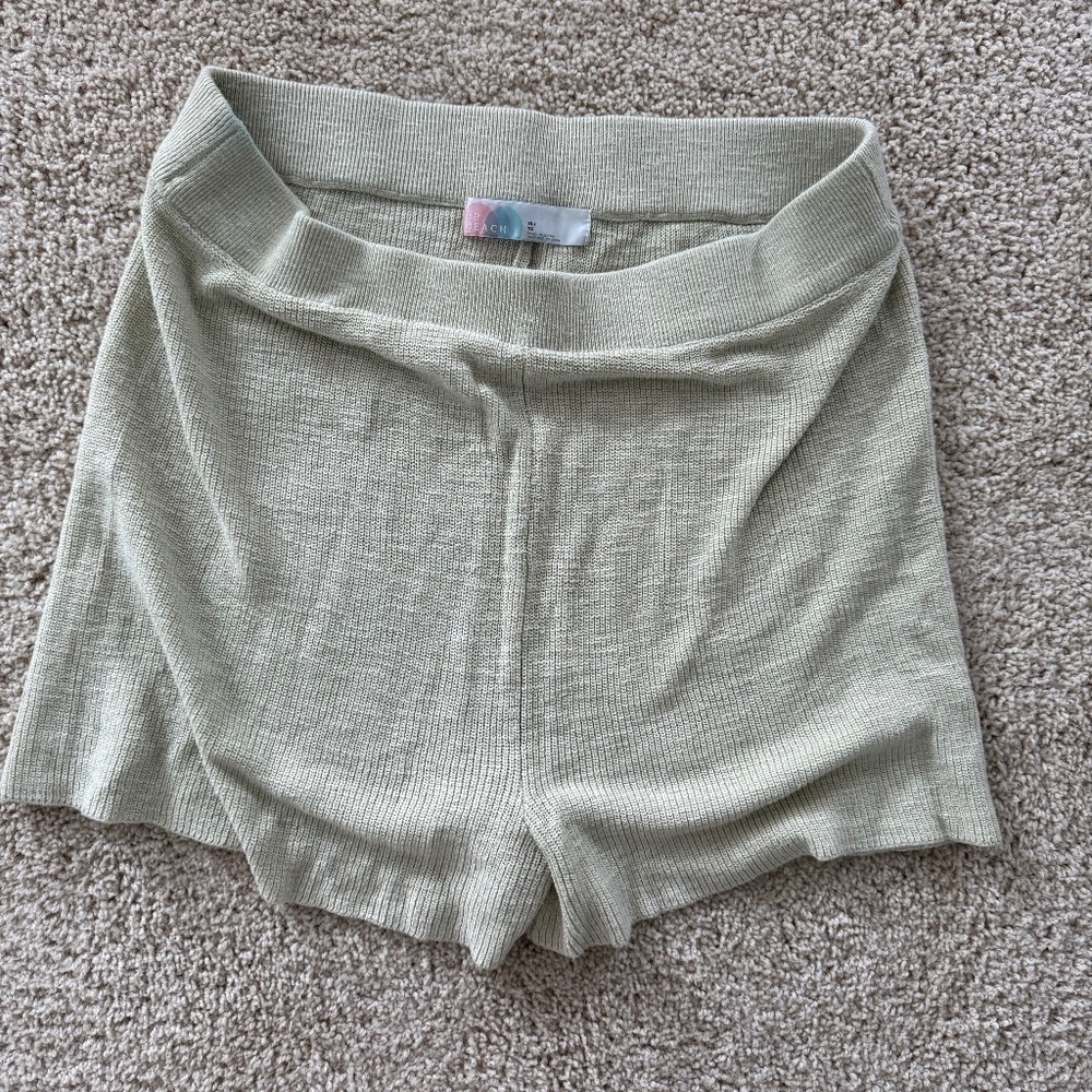 Free People knit shorts